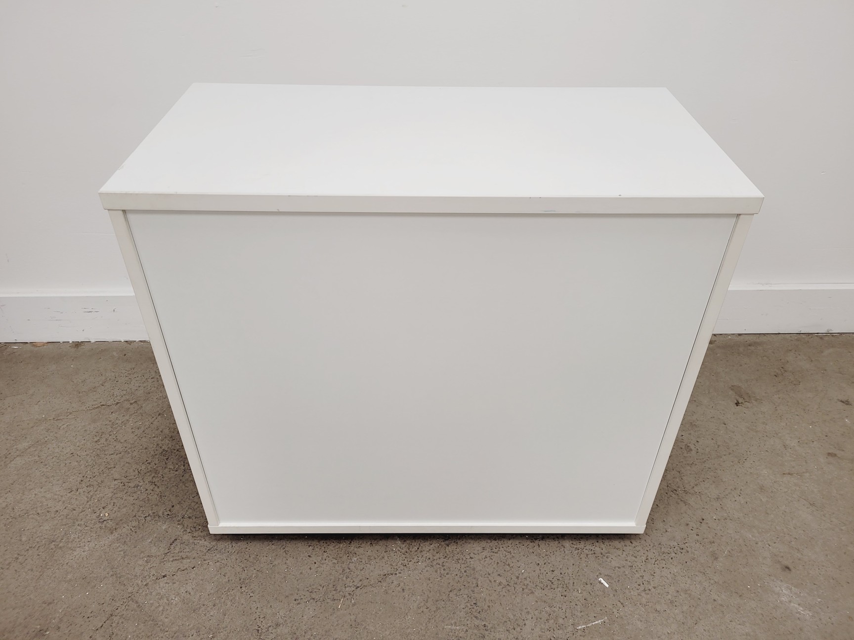 Image of 2 x White Laboratory Cupboards/Storage