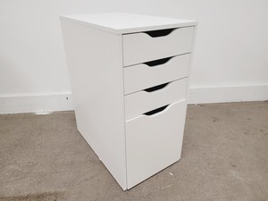 Thumbnail image of Set of 4 x White Laboratory Storage Drawers