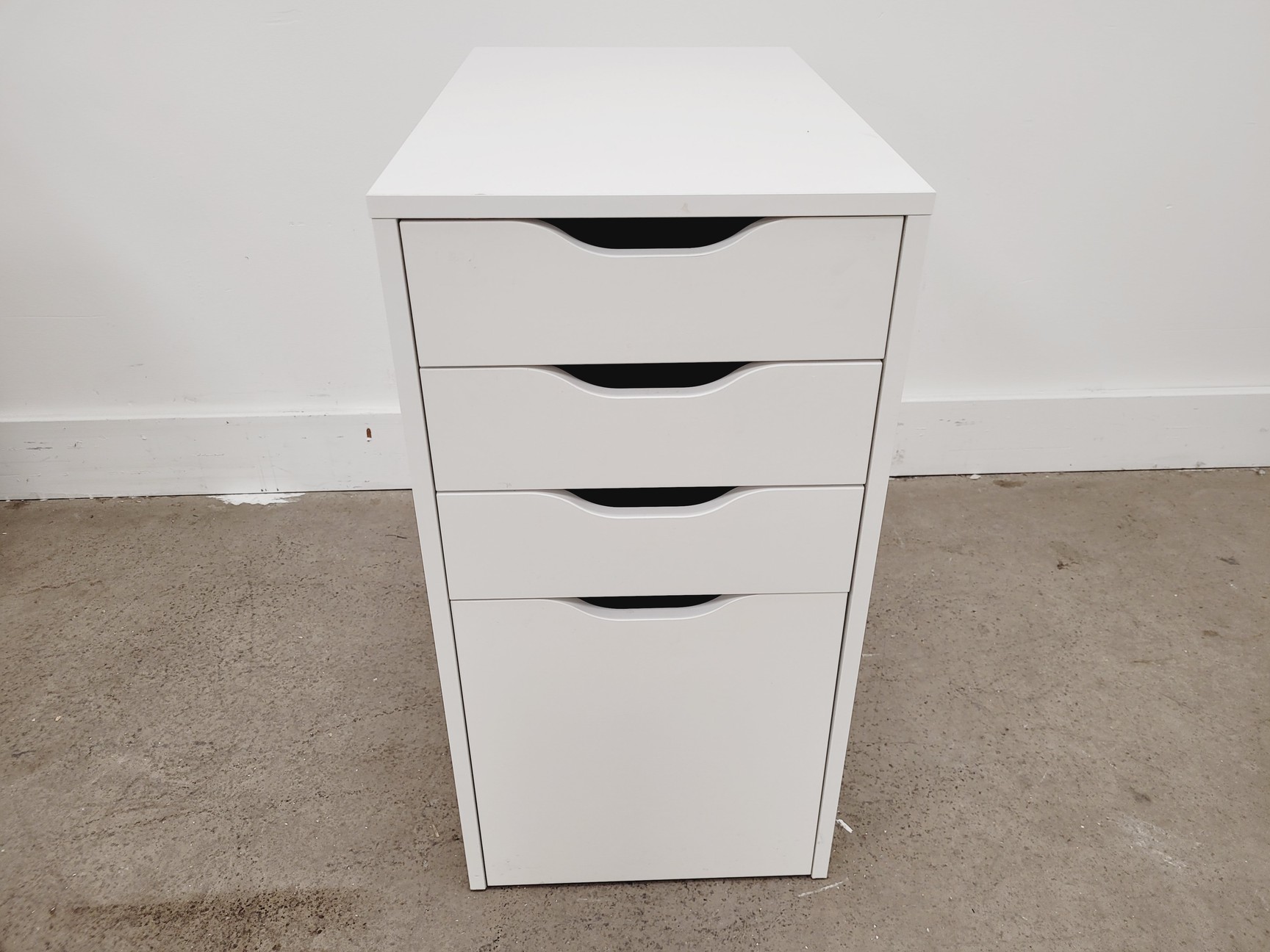 Image of Set of 4 x White Laboratory Storage Drawers