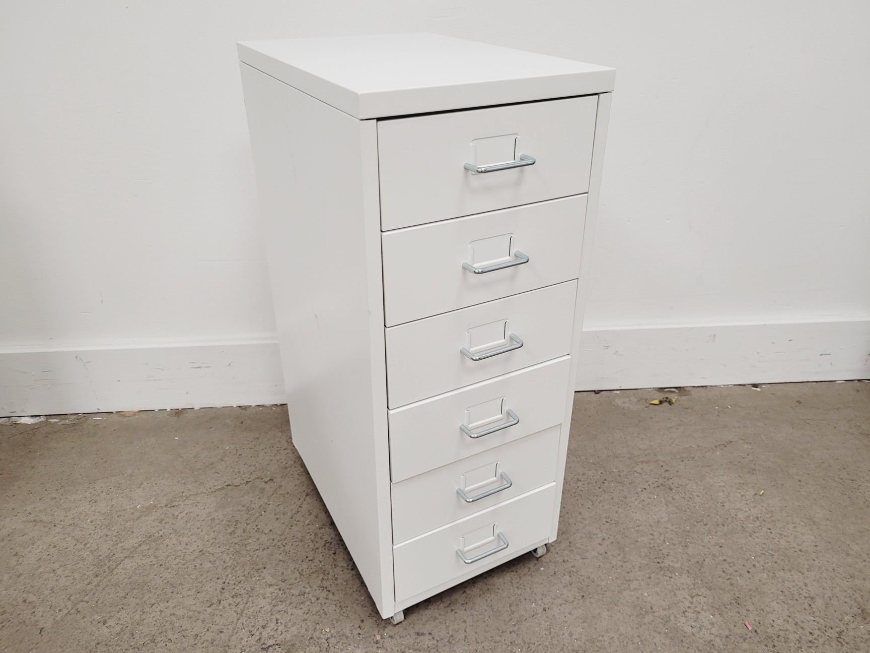 Image of 2 x White Metal Drawers