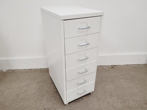 Thumbnail image of 2 x White Metal Drawers
