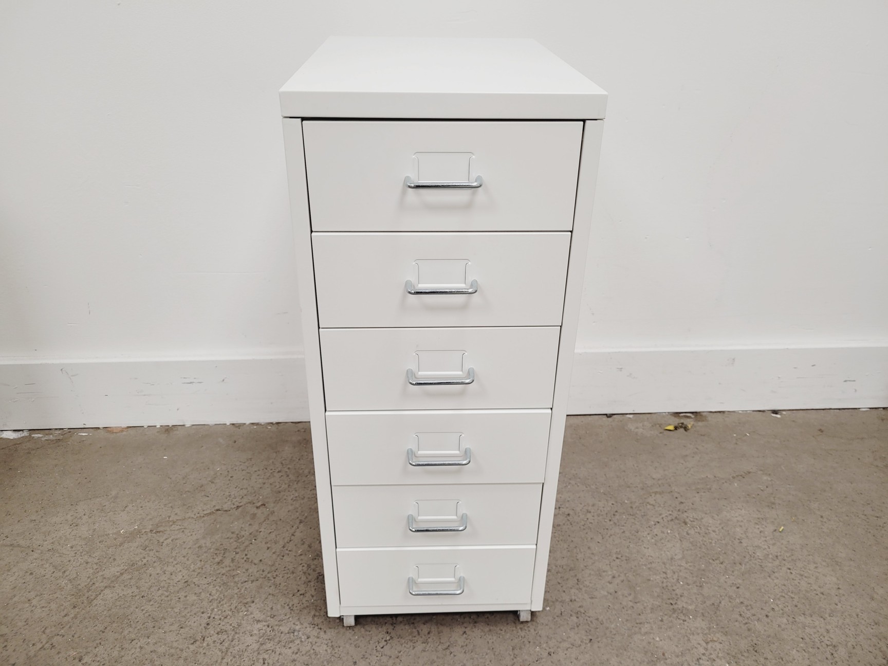 Image of 2 x White Metal Drawers