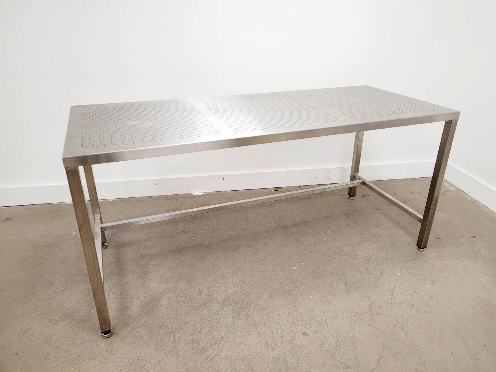 Image of TEKNOMEK Stainless Steel Lab Table Workbench 180 x 75 x 85cm