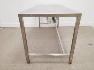 Thumbnail image of TEKNOMEK Stainless Steel Lab Table Workbench 180 x 75 x 85cm
