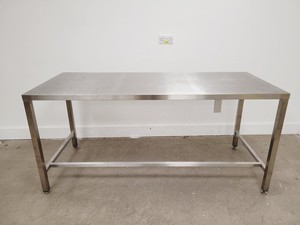 Thumbnail image of TEKNOMEK Stainless Steel Lab Table Workbench 180 x 75 x 85cm