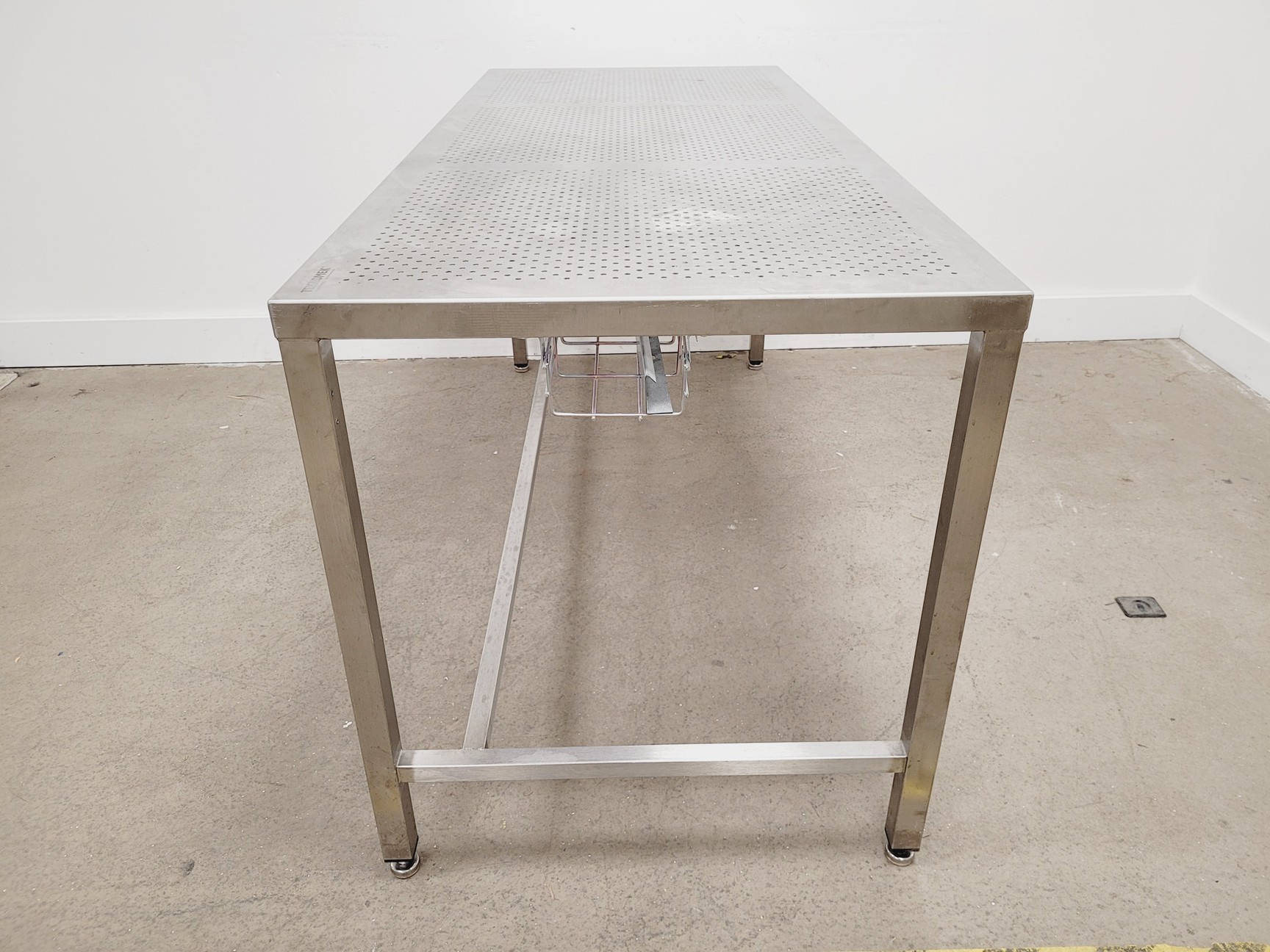 Image of TEKNOMEK Stainless Steel Lab Table Workbench 180 x 75 x 85cm