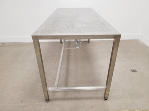 Thumbnail image of TEKNOMEK Stainless Steel Lab Table Workbench 180 x 75 x 85cm
