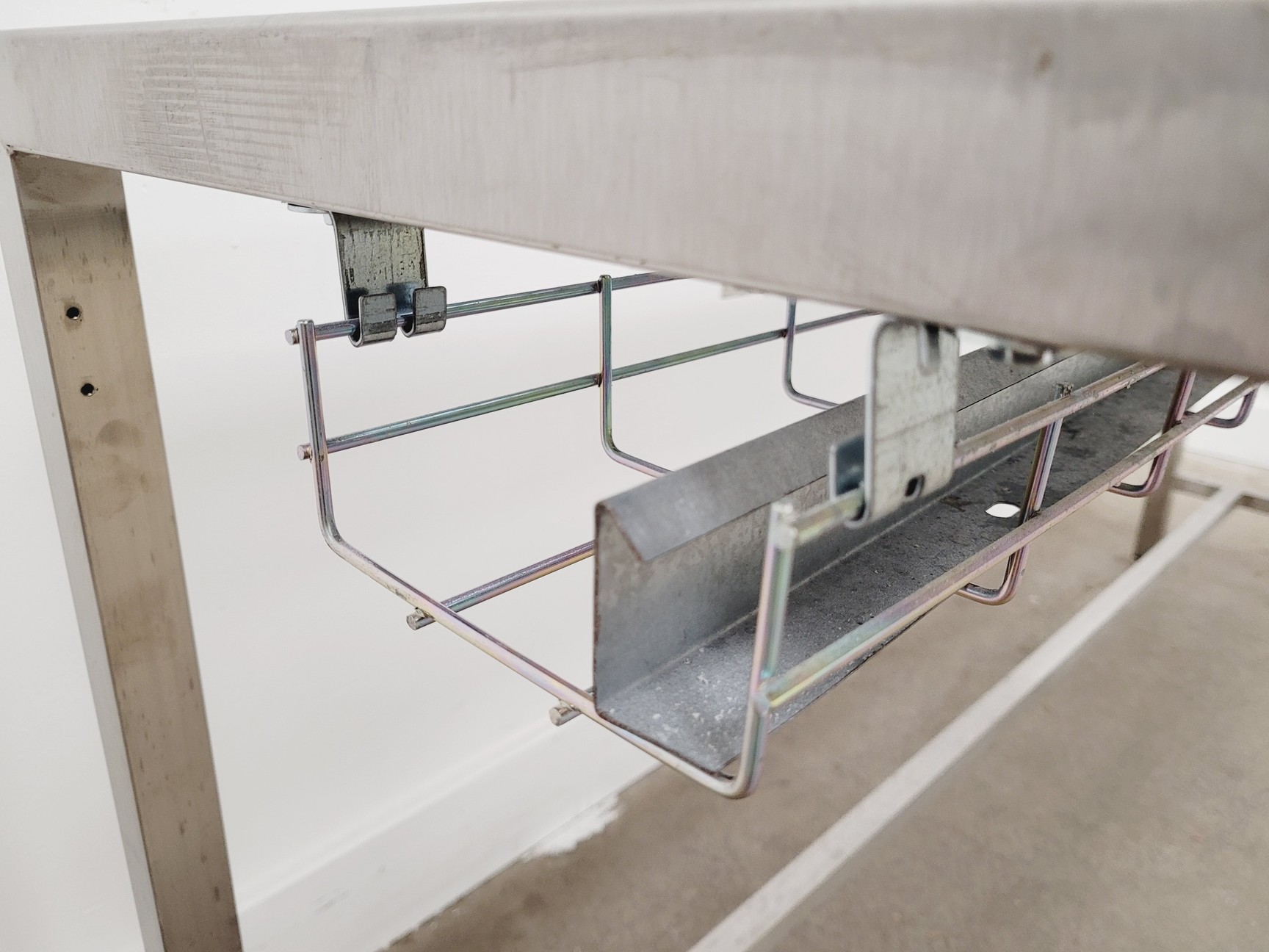 Image of TEKNOMEK Stainless Steel Lab Table Workbench 180 x 75 x 85cm