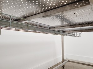 Thumbnail image of TEKNOMEK Stainless Steel Lab Table Workbench 180 x 75 x 85cm