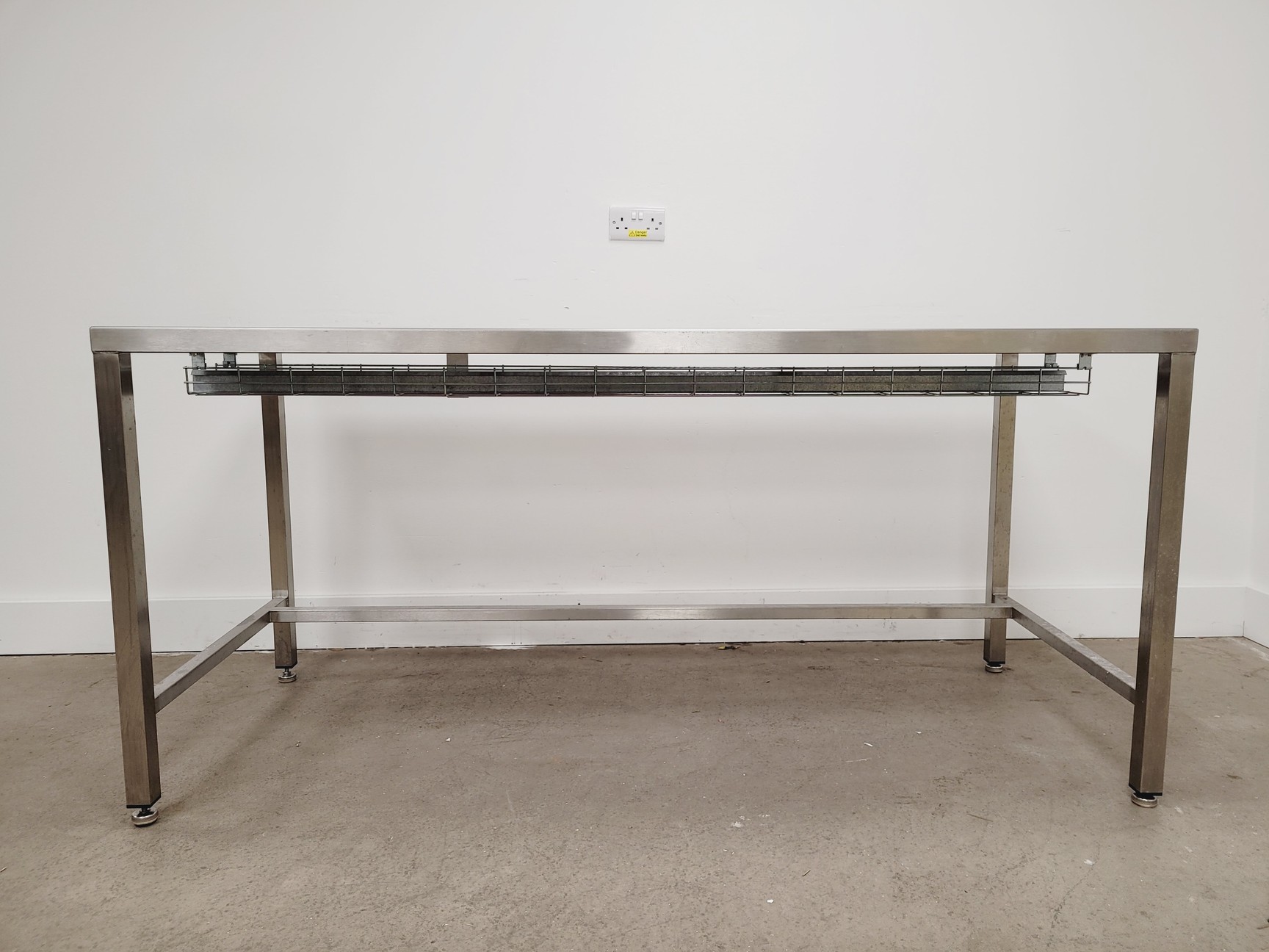Image of TEKNOMEK Stainless Steel Lab Table Workbench 180 x 75 x 85cm