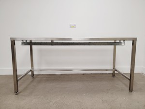 Thumbnail image of TEKNOMEK Stainless Steel Lab Table Workbench 180 x 75 x 85cm