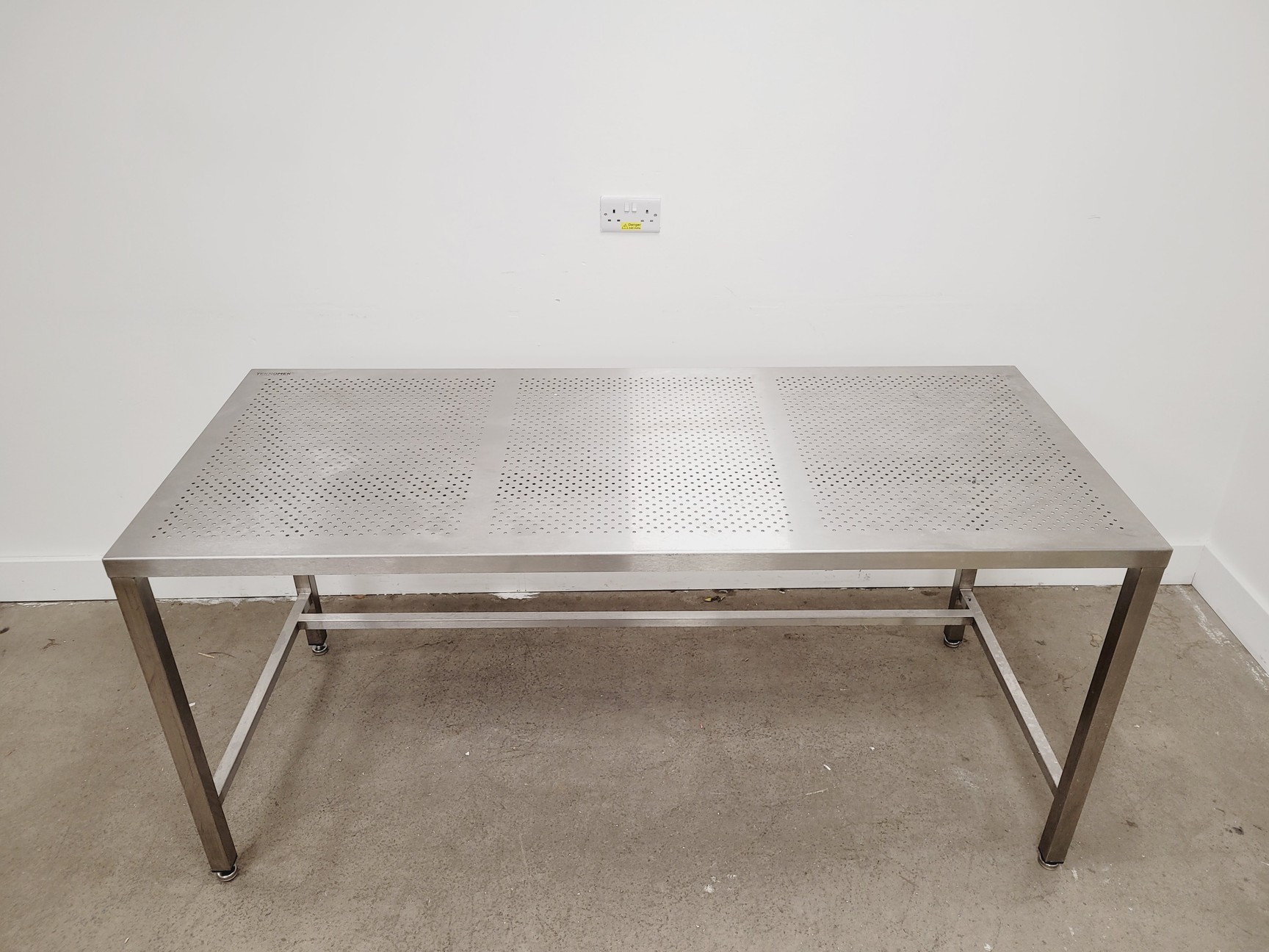 Image of TEKNOMEK Stainless Steel Lab Table Workbench 180 x 75 x 85cm