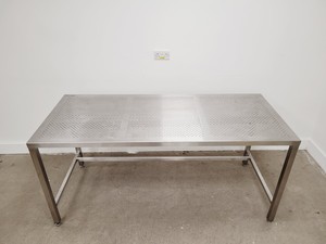 Thumbnail image of TEKNOMEK Stainless Steel Lab Table Workbench 180 x 75 x 85cm