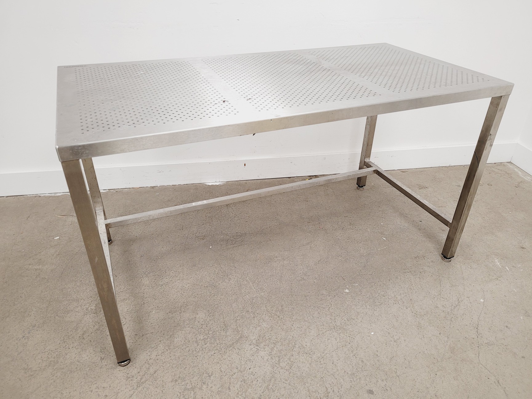 Image of TEKNOMEK Stainless Steel Lab Table Workbench 150 x 75 x 85cm