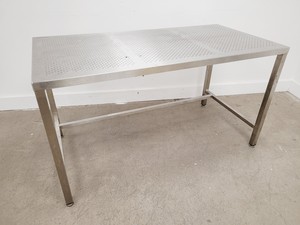 Thumbnail image of TEKNOMEK Stainless Steel Lab Table Workbench 150 x 75 x 85cm