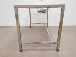 Thumbnail image of TEKNOMEK Stainless Steel Lab Table Workbench 150 x 75 x 85cm