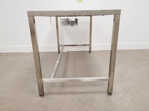 Thumbnail image of TEKNOMEK Stainless Steel Lab Table Workbench 150 x 75 x 85cm
