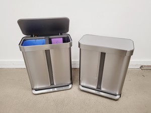Thumbnail image of 3 x Simple Human Waste/Recycling Bins