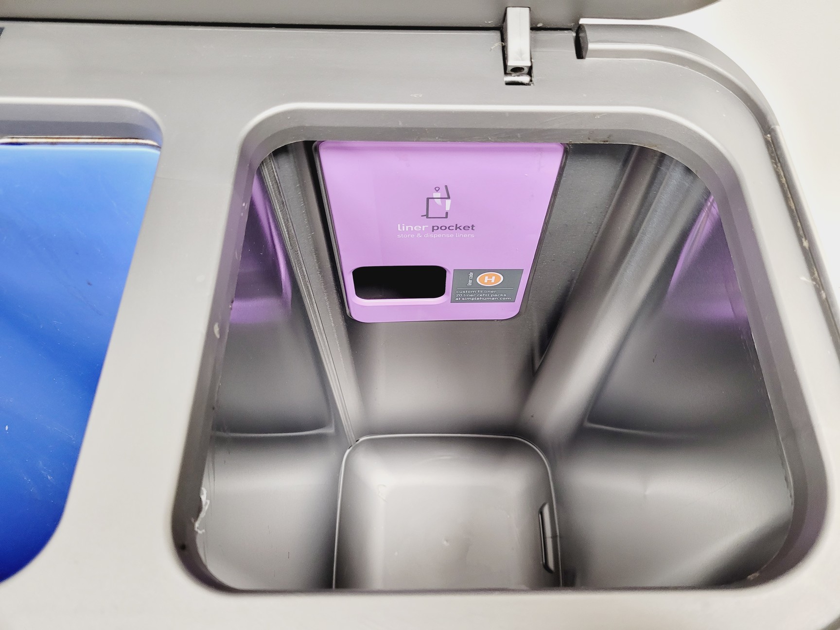 Image of 3 x Simple Human Waste/Recycling Bins