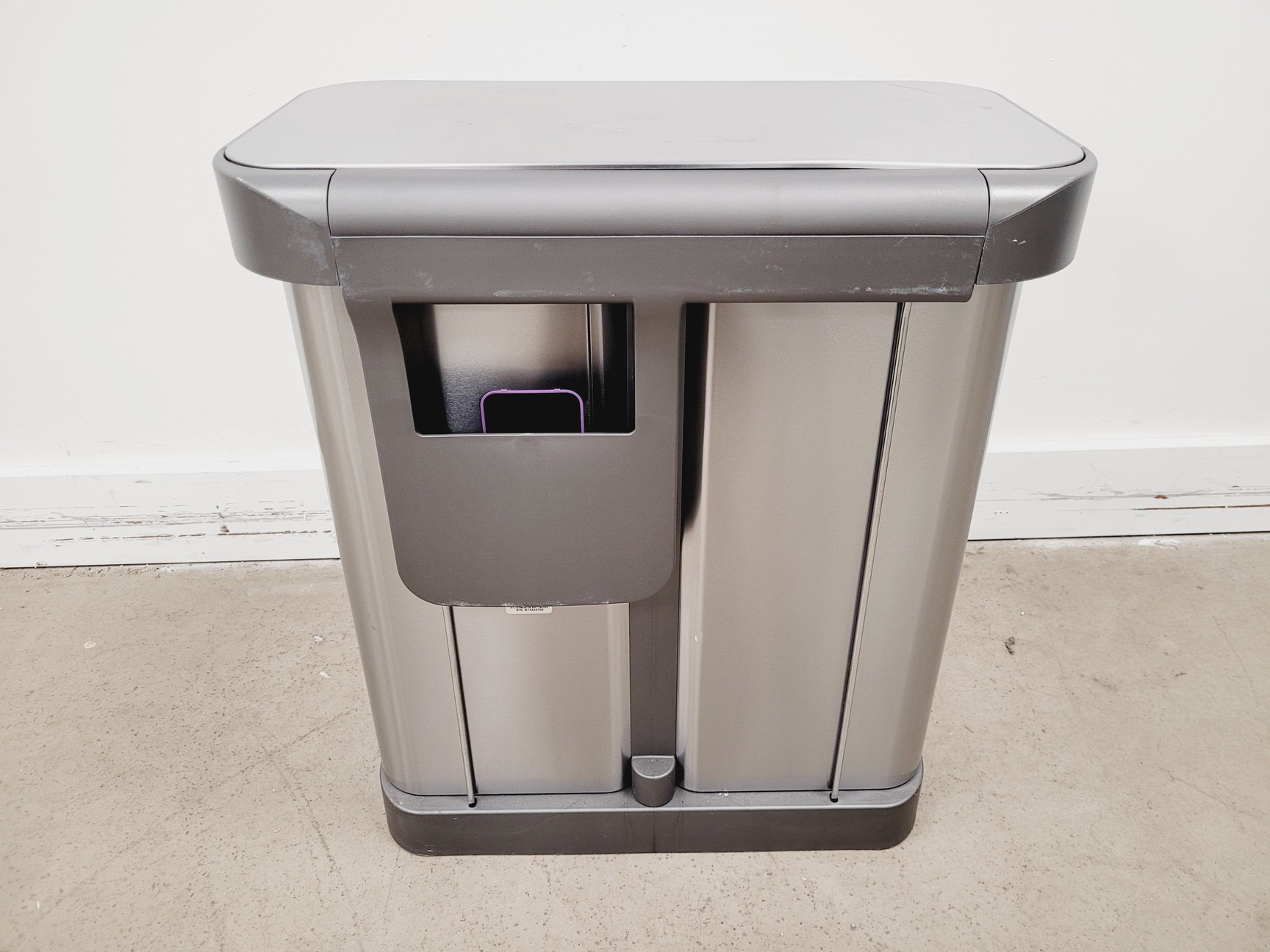 Image of 3 x Simple Human Waste/Recycling Bins