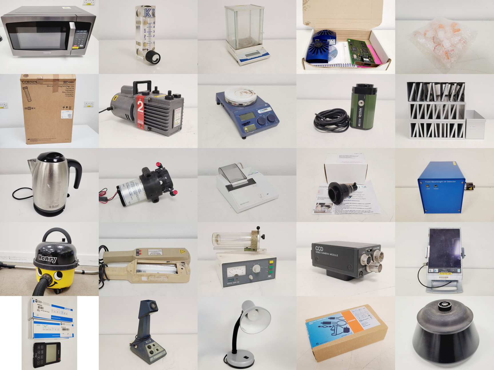 Image of Mixed Job Lot of Laboratory Equipment - Nikon, Sorvall, Mettler Toledo, Buchi 