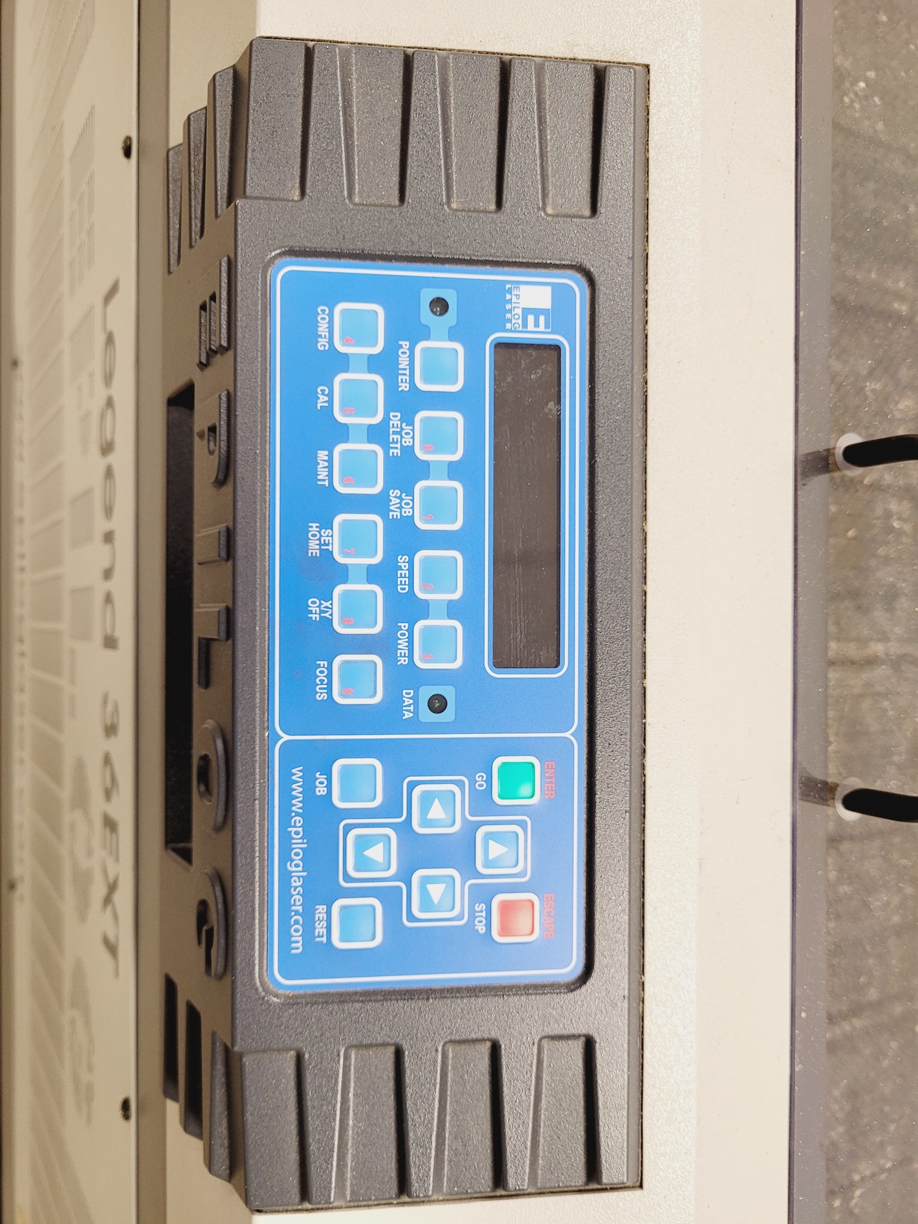 Image of Epilog Legend 36 EXT Laser Cutter Model Number 9000 Laser System