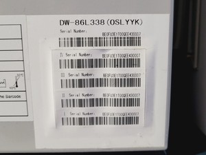 Thumbnail image of Haier Ultra-Low Temperature (ULT) Freezer Model DW-86L338 