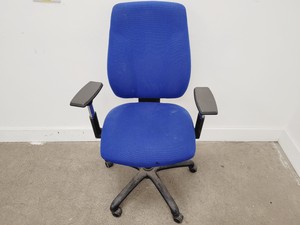 Thumbnail image of Job lot of 4 x Blue Computer Chairs