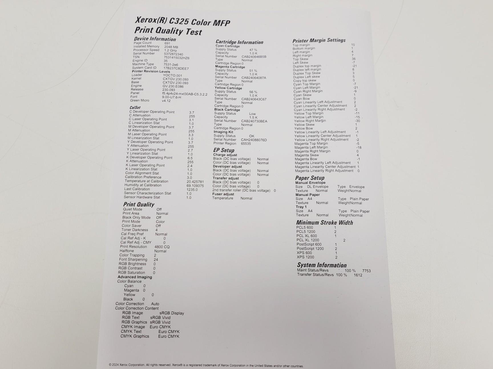 Image of Xerox C325 A4 Colour Multifunction Laser Printer