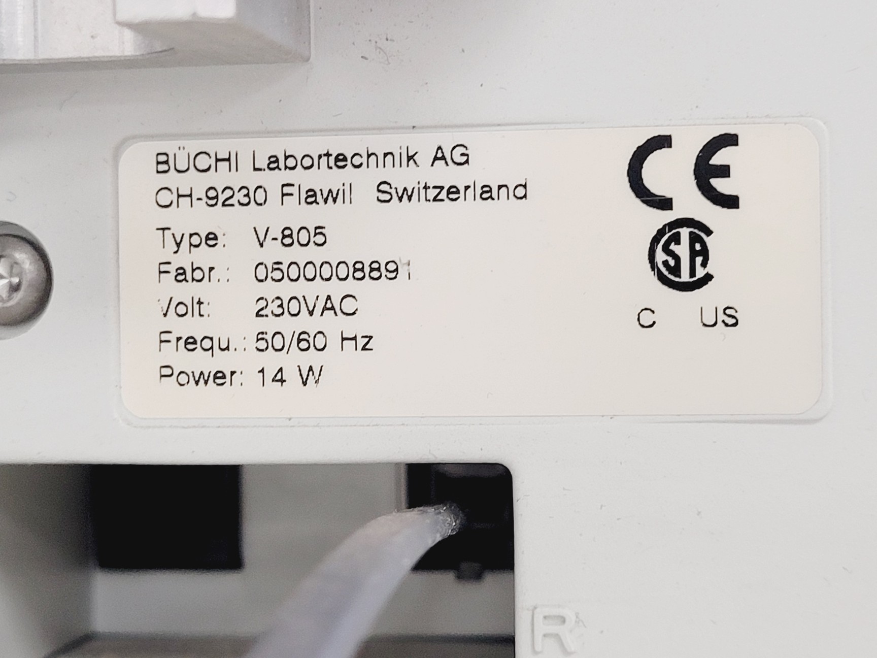 Image of Buchi Rotovapor R-200 with Vacuum controller V-805