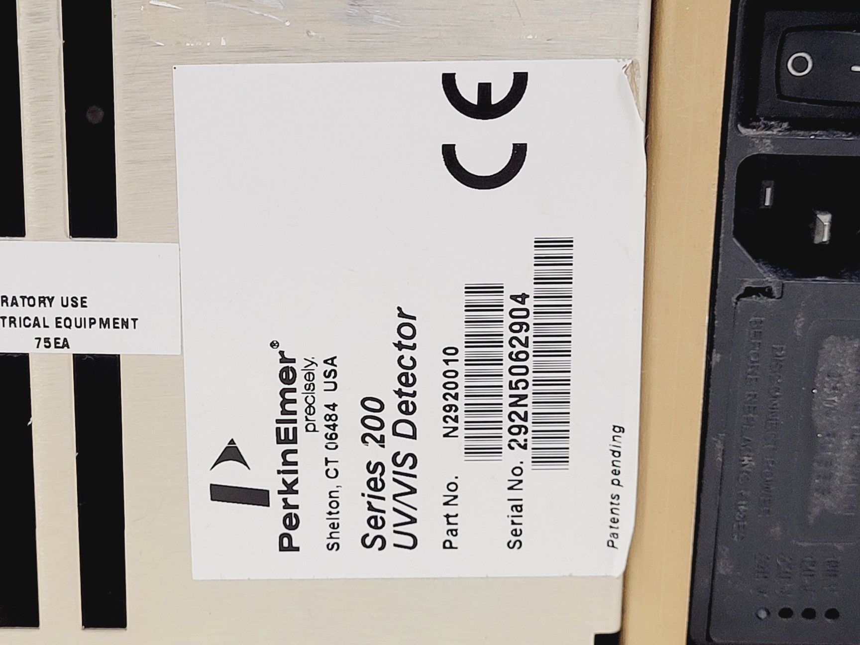 Image of Perkin Elmer Series 200 UV/VIS Detector