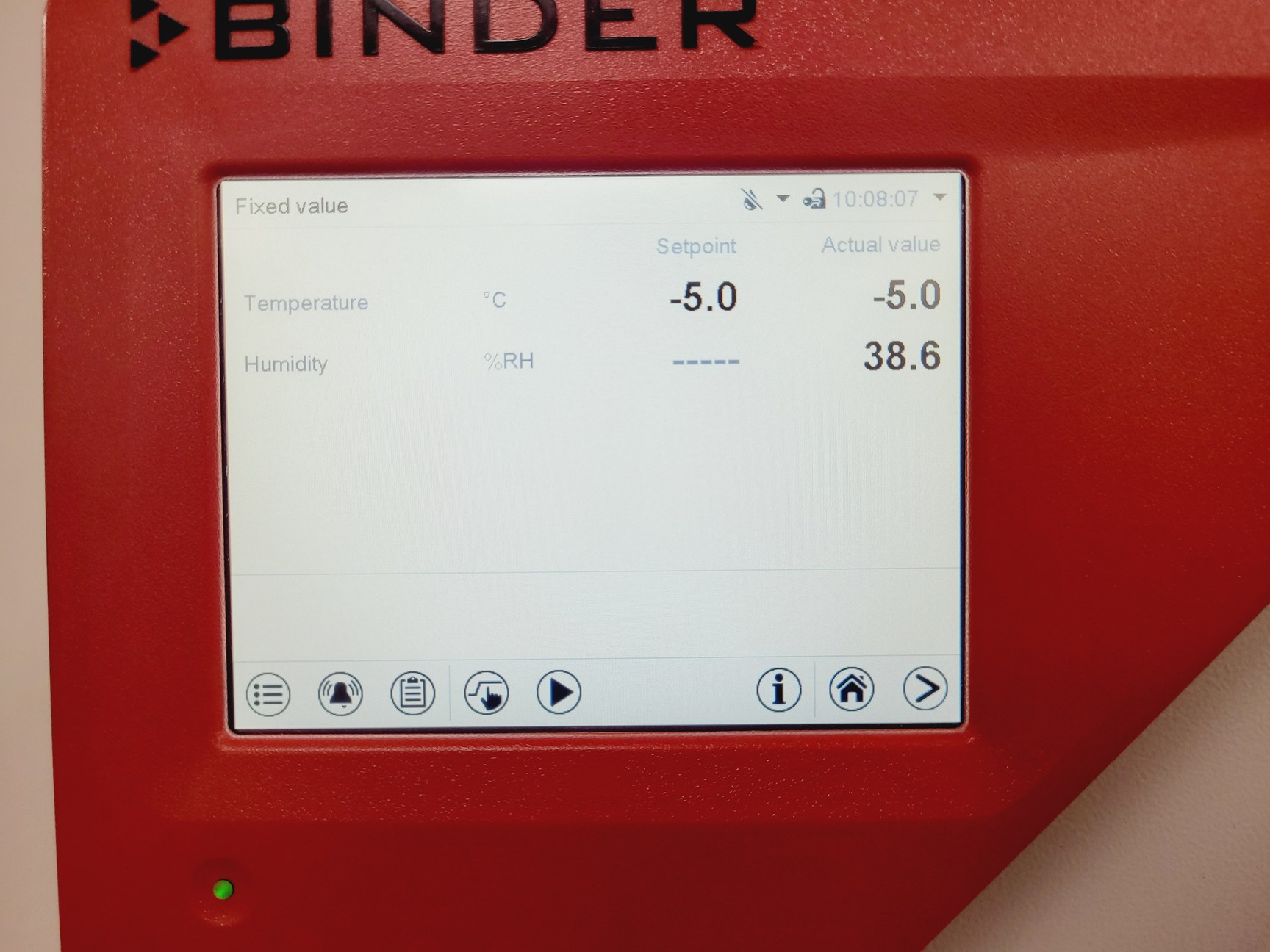 Image of Binder KBF 115 Constant Climate Chamber 2021 Lab