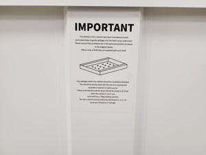 Thumbnail image of Small Grey Laboratory Hazardous Storage Cabinet 