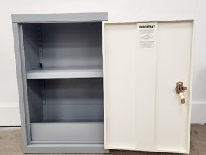 Thumbnail image of Small Grey Laboratory Hazardous Storage Cabinet 