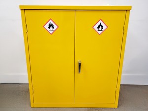 Thumbnail image of Yellow Hazardous Chemical Flamable Storage Cabinet COSHH