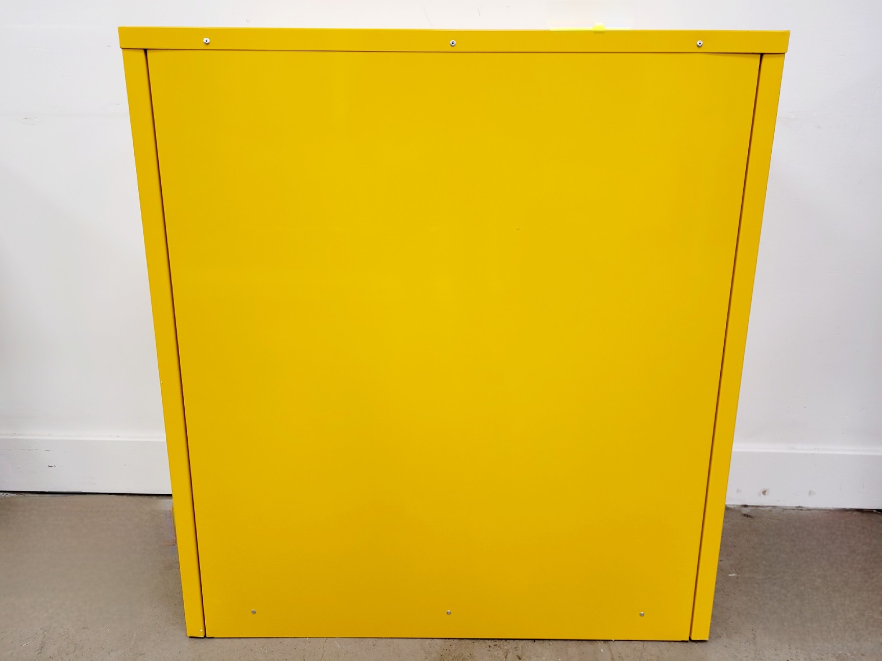 Image of Yellow Hazardous Chemical Flamable Storage Cabinet COSHH