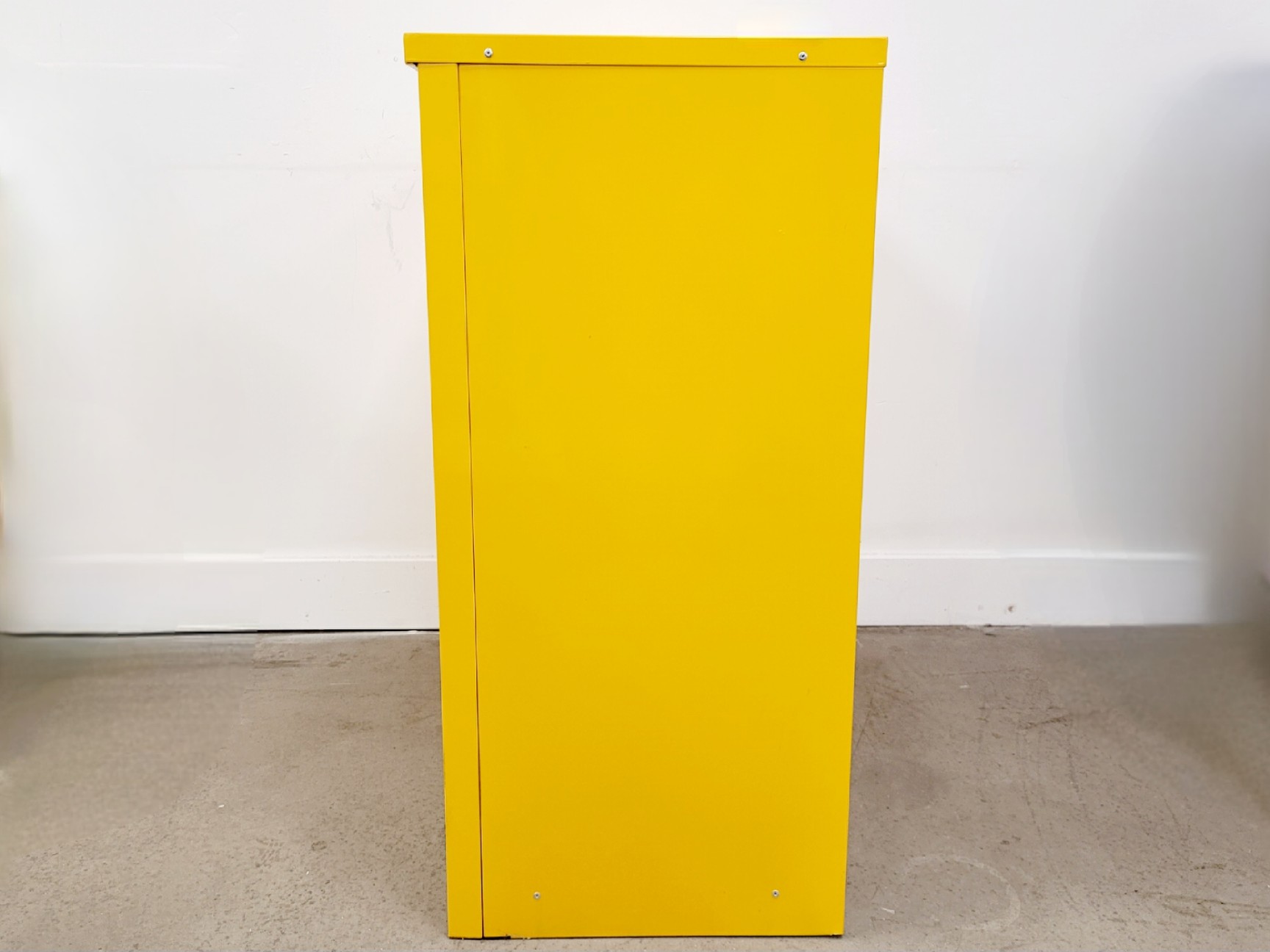 Image of Yellow Hazardous Chemical Flamable Storage Cabinet COSHH