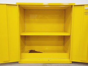 Thumbnail image of Yellow Hazardous Chemical Flamable Storage Cabinet COSHH