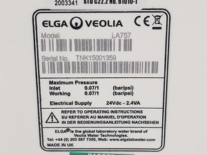 Thumbnail image of Elga Veolia Purelab Chorus PC110COBPM1 Water Purification System