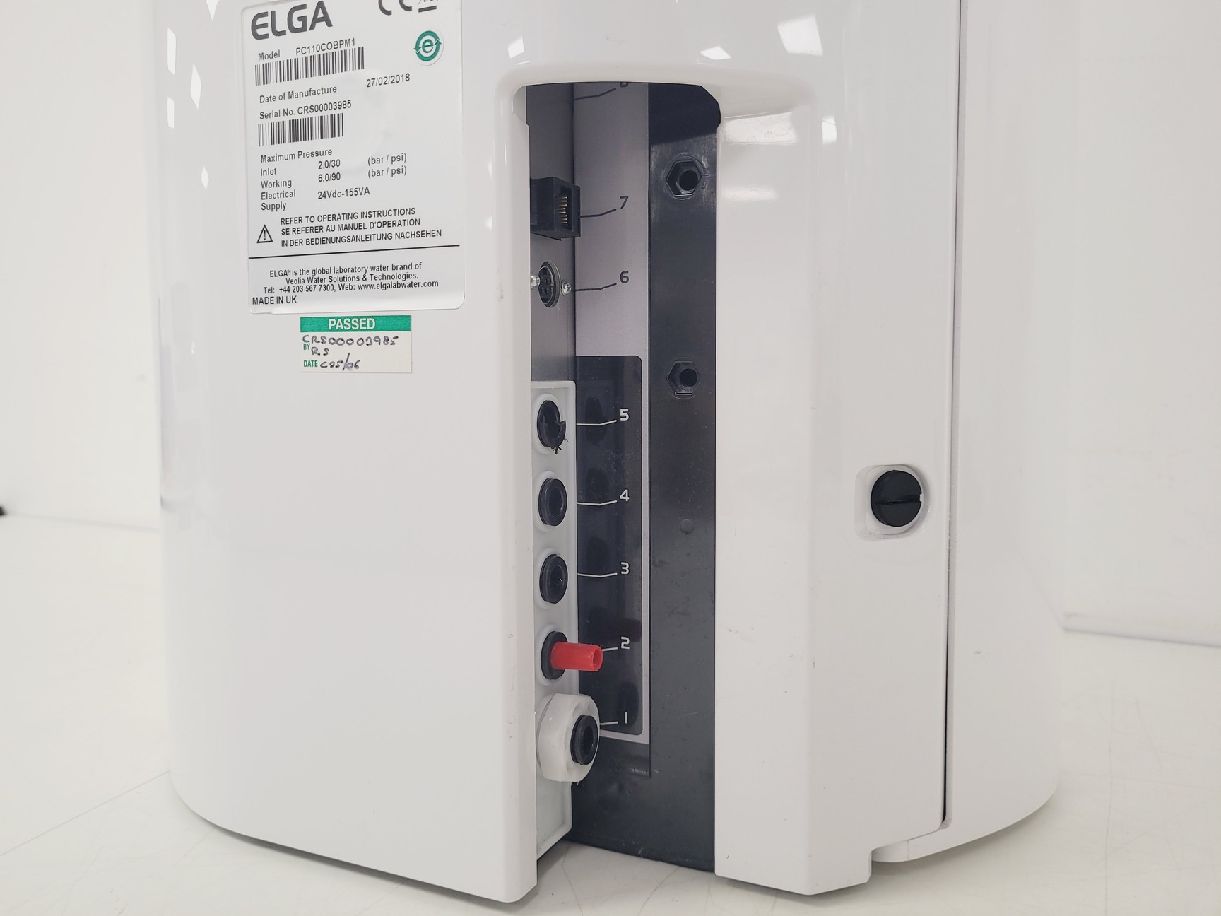Image of Elga Veolia Purelab Chorus PC110COBPM1 Water Purification System