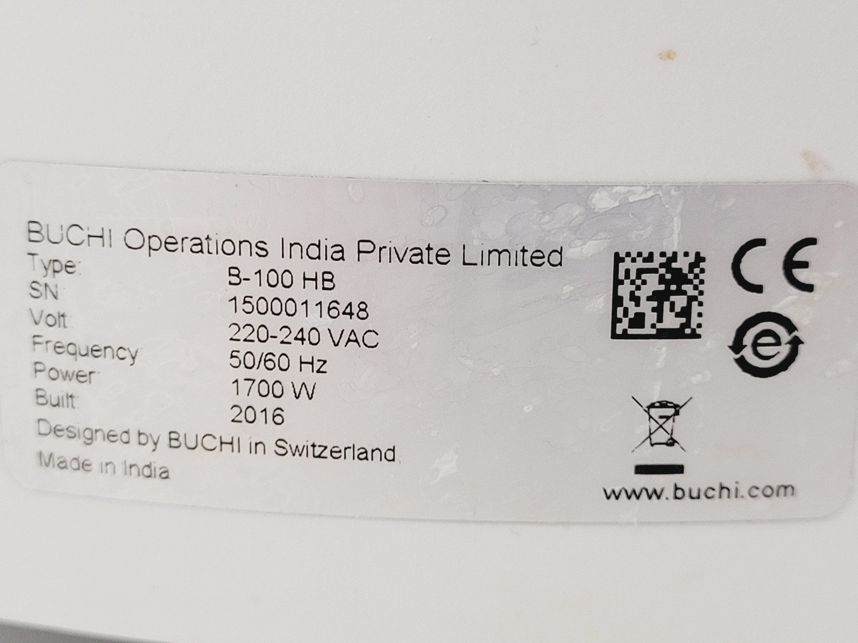 Image of Buchi R-100 Rotavapor W/ V-100 Vacuum Pump and B-100 Heating Bath