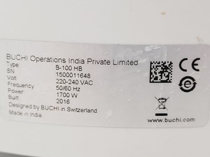 Thumbnail image of Buchi R-100 Rotavapor W/ V-100 Vacuum Pump and B-100 Heating Bath