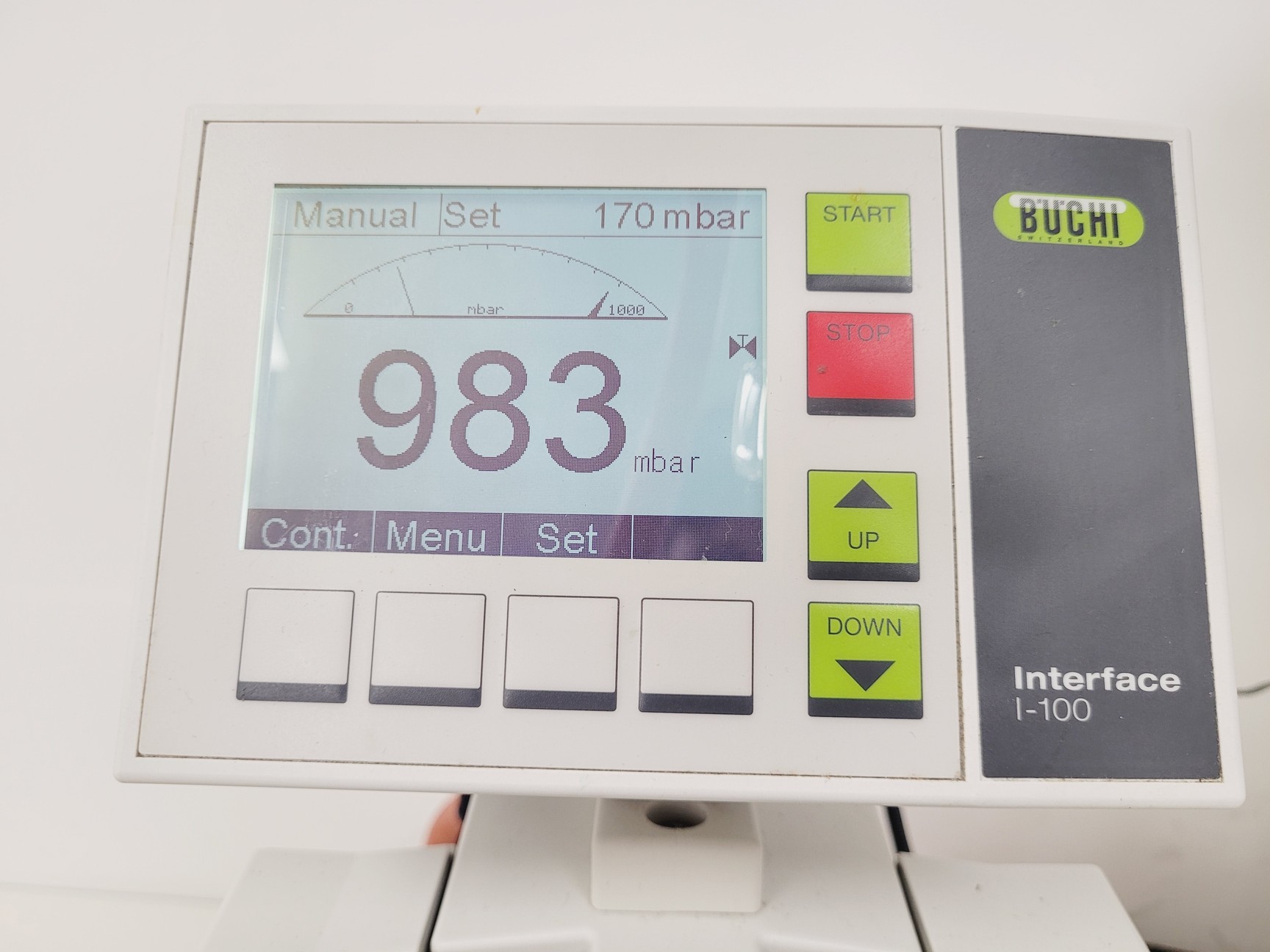 Image of Buchi R-100 Rotavapor W/ V-100 Vacuum Pump and B-100 Heating Bath