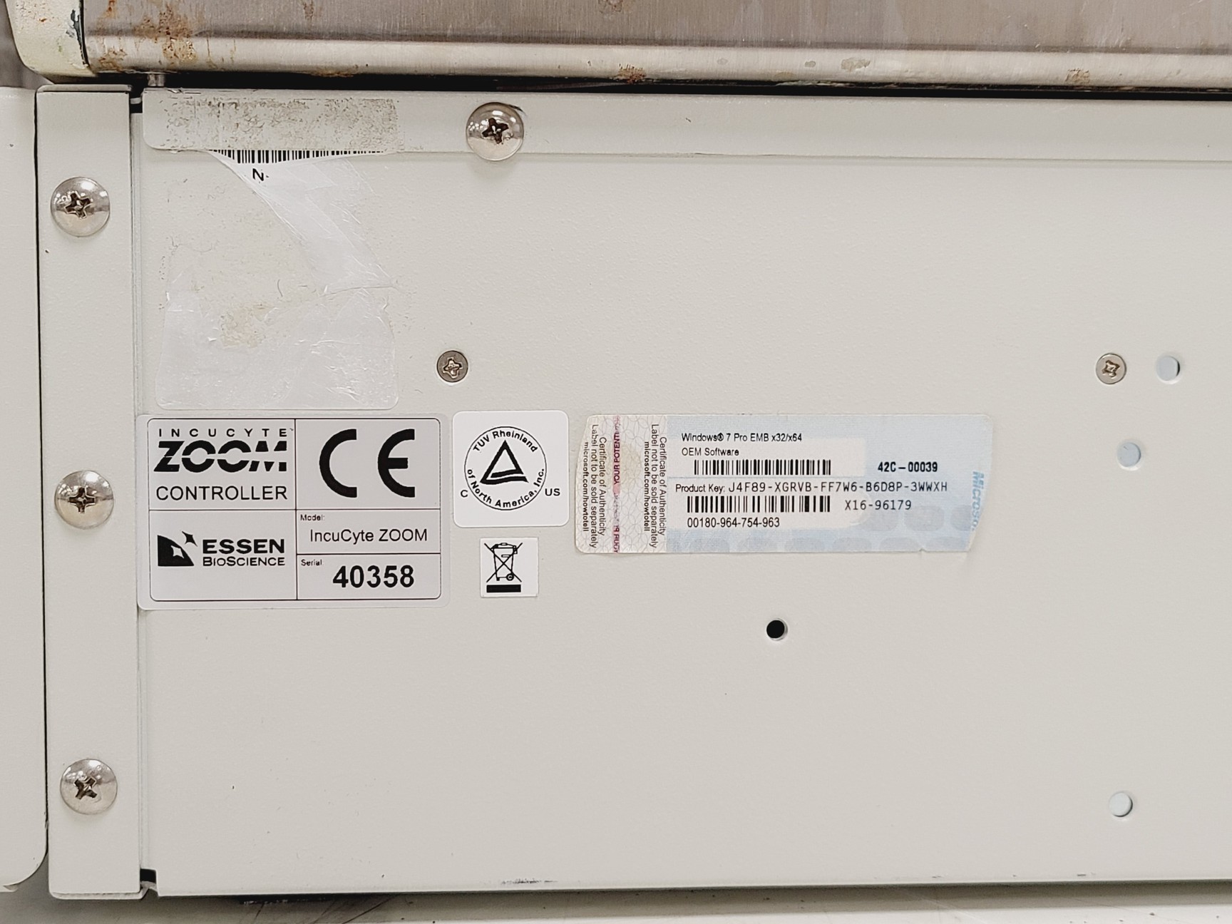 Image of 2x Essen BioScience IncuCyte Zoom Live Cell Analysis System Spares/Repairs