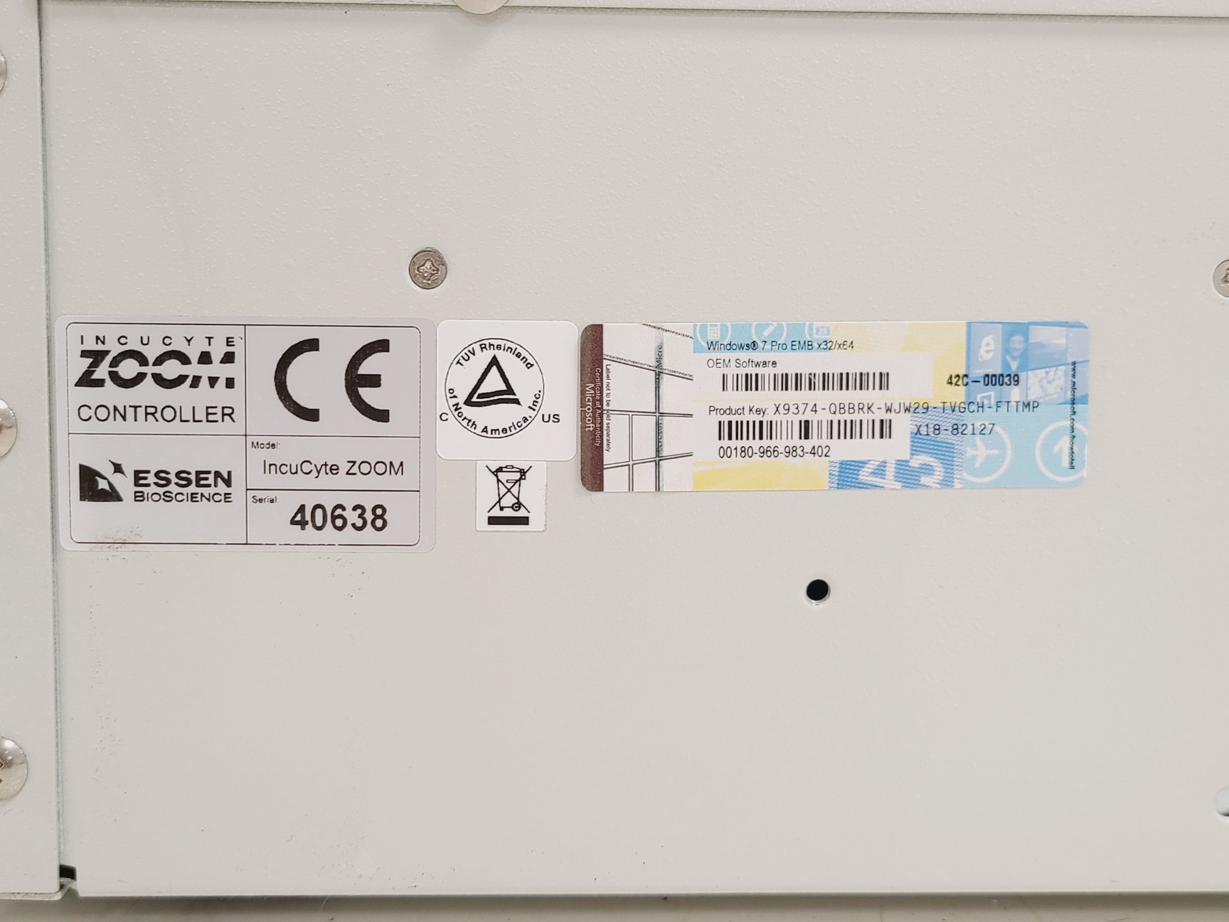 Image of 2x Essen BioScience IncuCyte Zoom Live Cell Analysis System Spares/Repairs