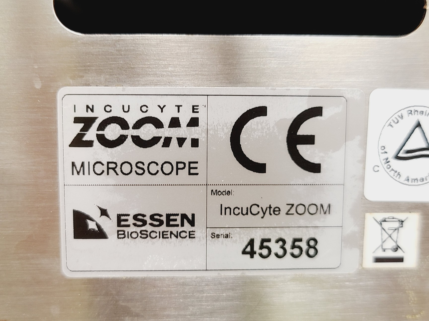 Image of 2x Essen BioScience IncuCyte Zoom Live Cell Analysis System Spares/Repairs