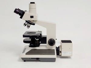 Thumbnail image of Olympus BH-2 Compound Microscope w/ 5x Objectives DPlan SPlan A10PL