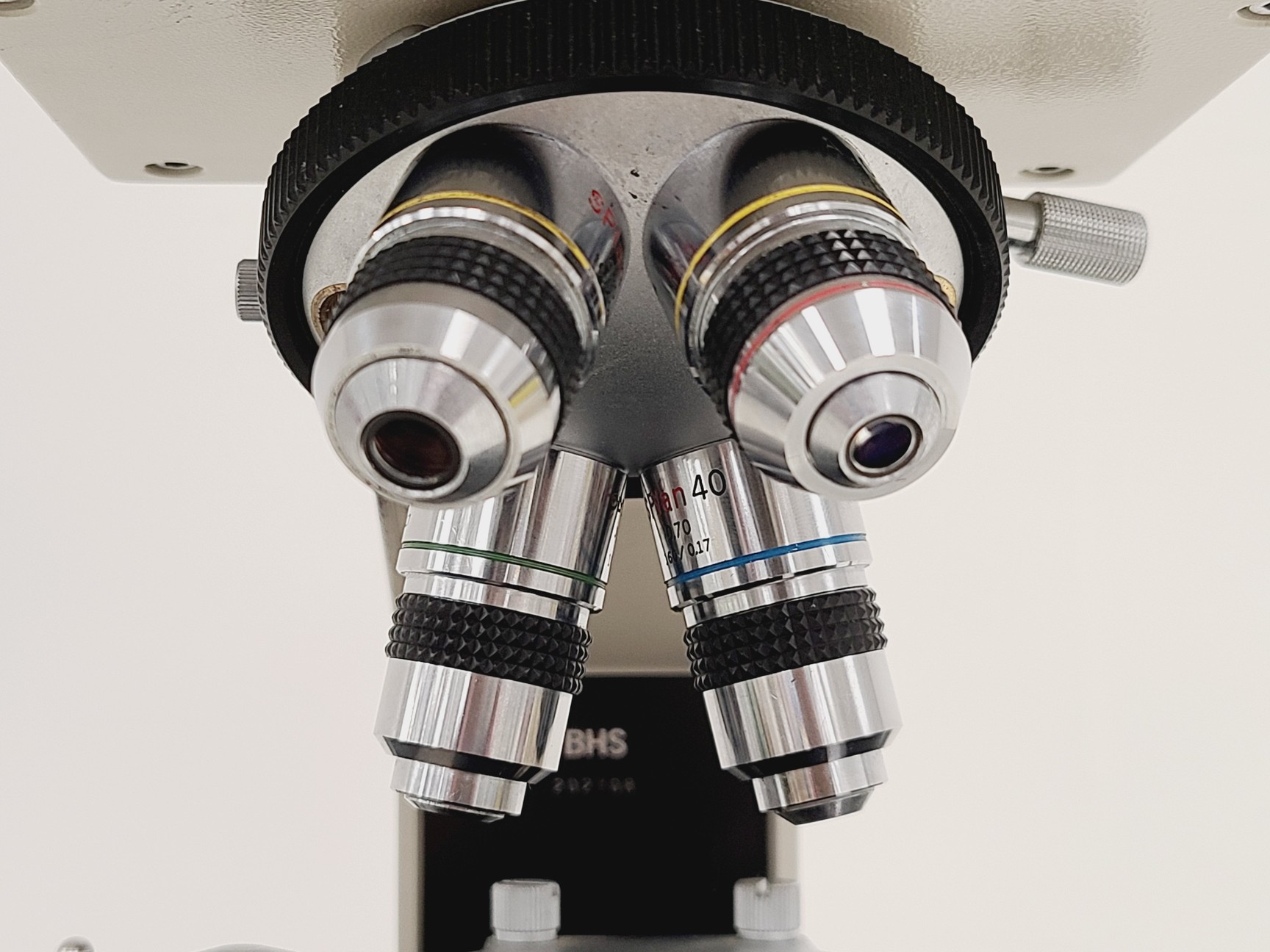 Image of Olympus BH-2 Compound Microscope w/ 5x Objectives DPlan SPlan A10PL