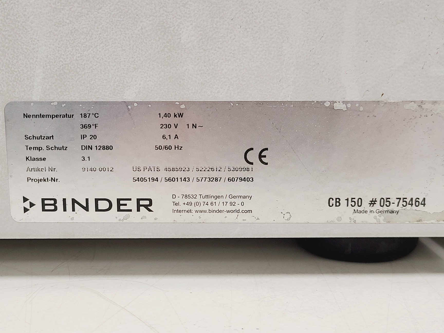 Image of Binder CB 150 Incubator