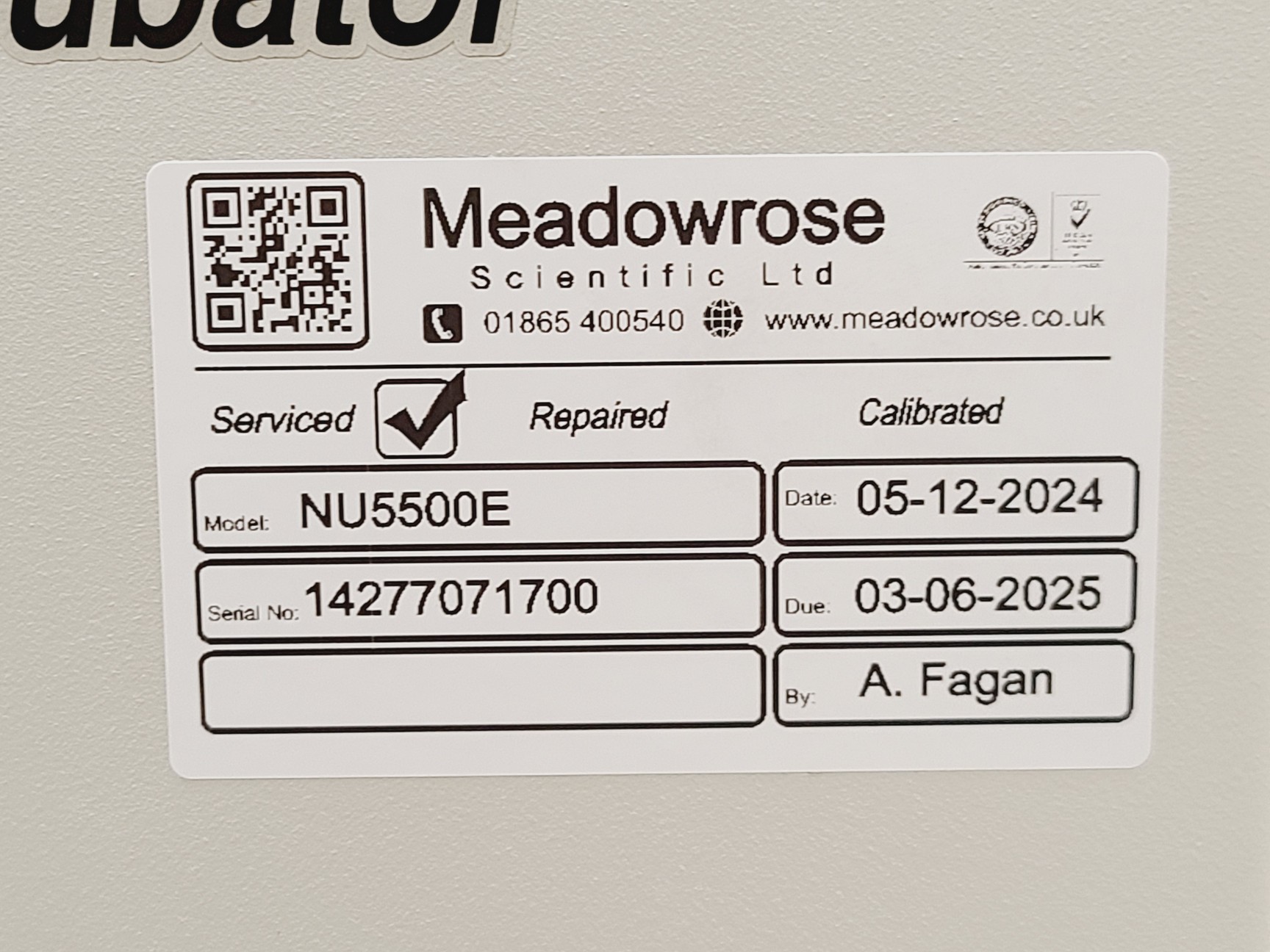 Image of Nuaire DH Autoflow CO2 Air-Jacketed Incubator